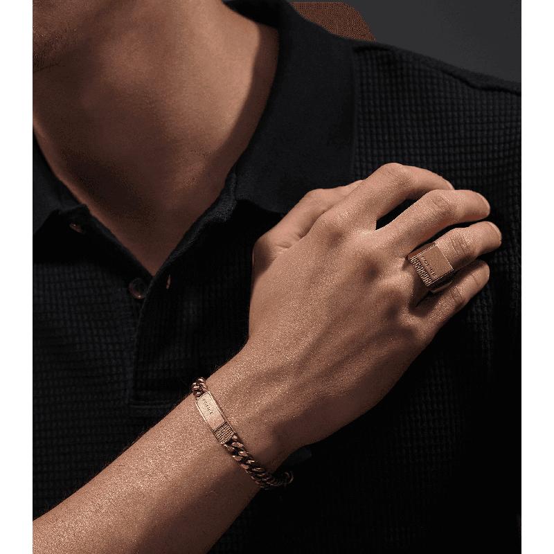 Police Identity Bracelet – Gold