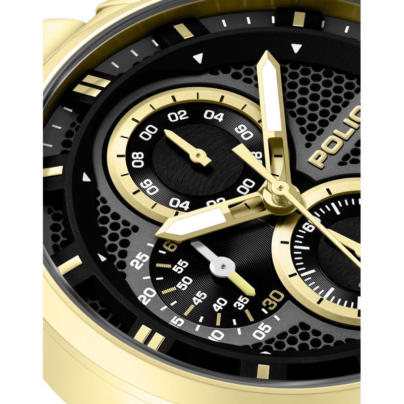 Police Levuka Gold Watch For Men