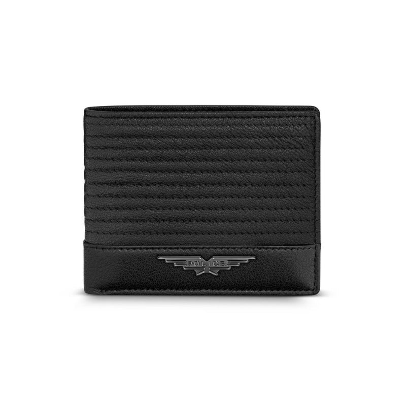 Police Luca Black Leather Wallet