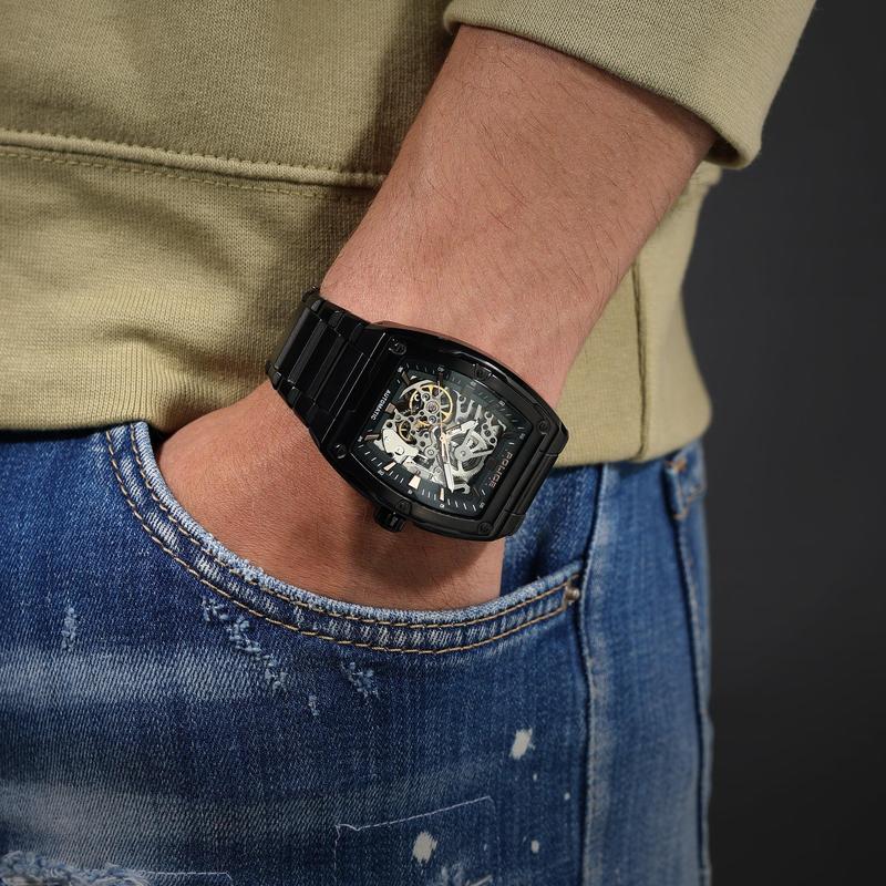 Police Men Skeletor Watch