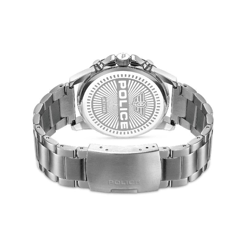 Police Men's Vertigo Stainless Steel Multifunction Skeleton Dial Watch