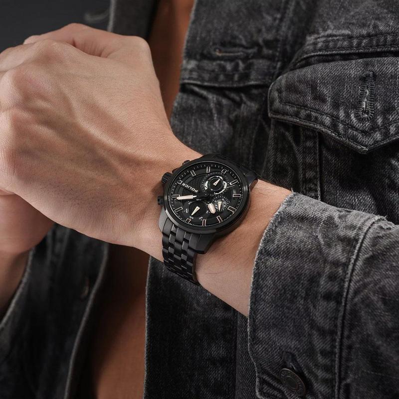 Police Newport Black Dial Men's Watch