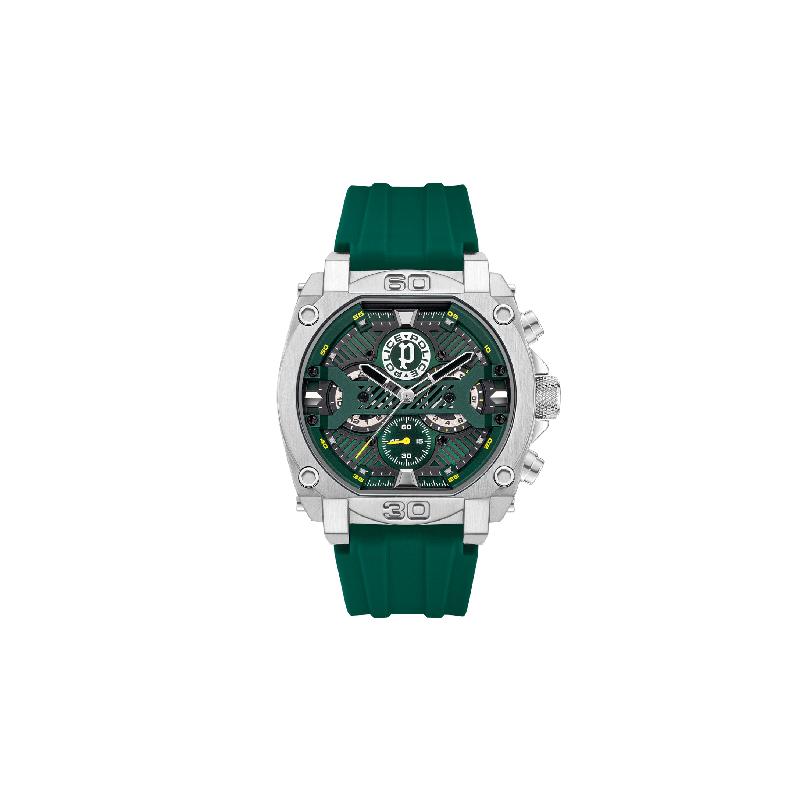 Police Norwood Watch - Green, Silver