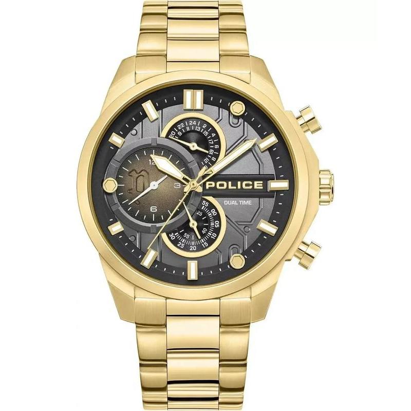 Police Reactor Black Dial Men's Watch
