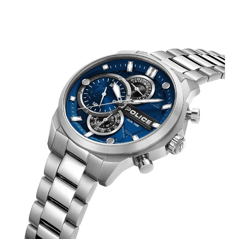 Police Reactor Men's Stainless Steel Multifunction Watch