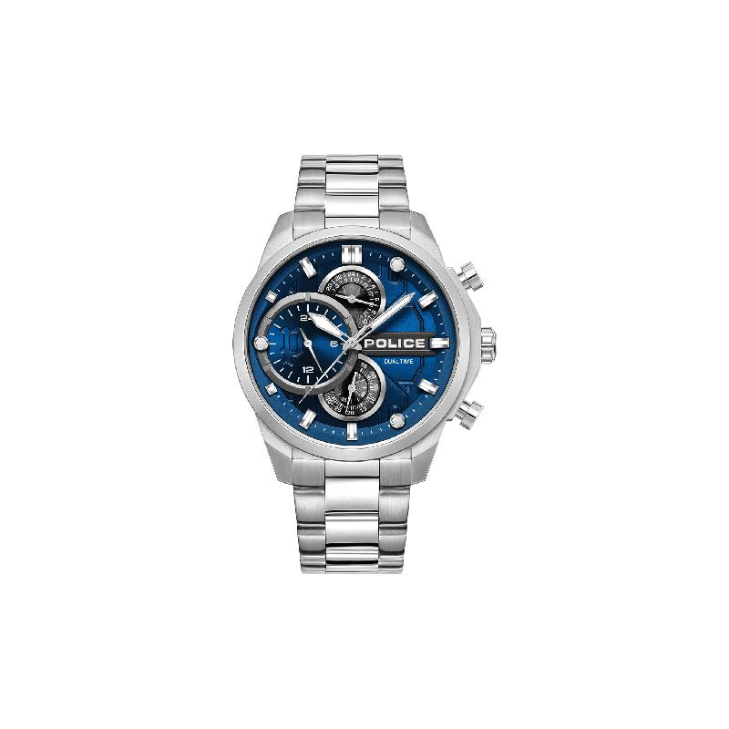 Police Reactor Men's Stainless Steel Multifunction Watch