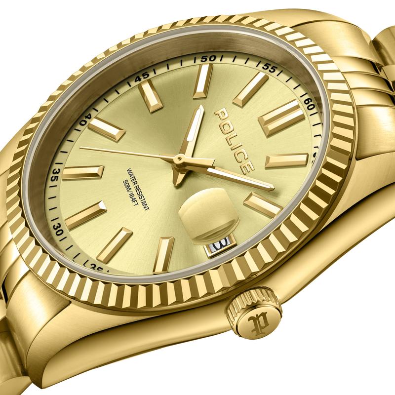 Police Stria Champagne Dial Men's Watch