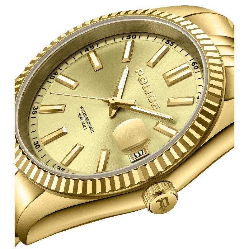 Police Stria Champagne Dial Watch