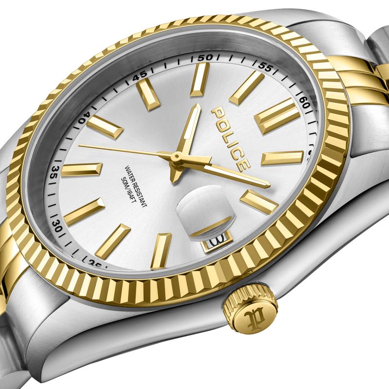 Police Stria Silver Dial Men's Watch