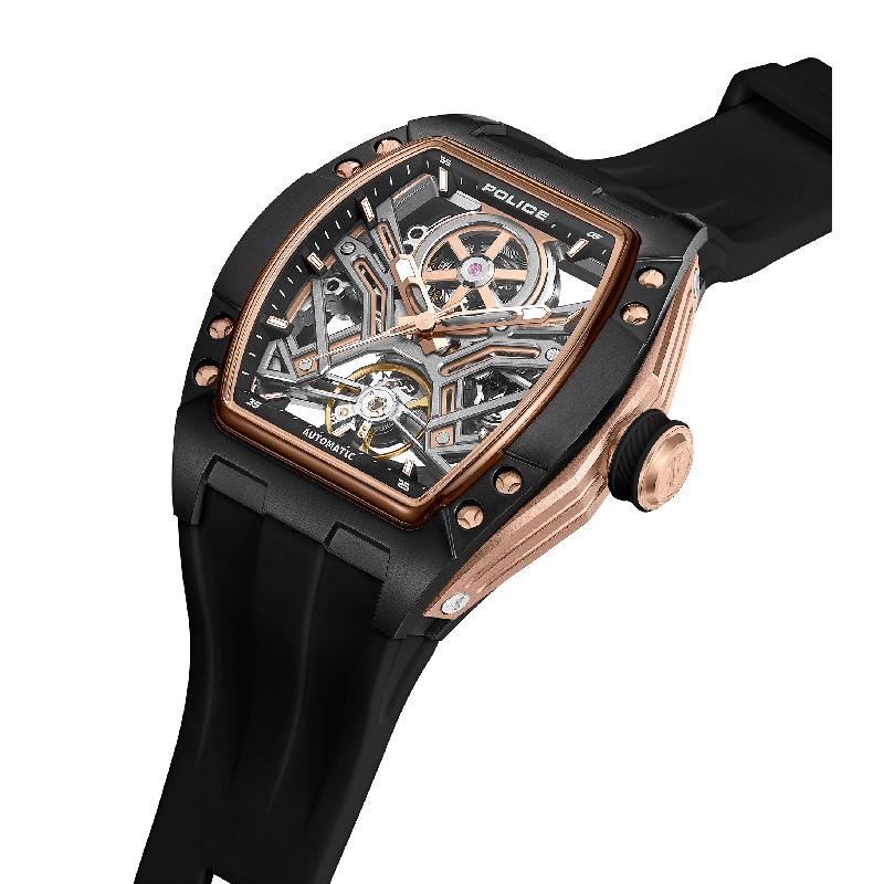 Police Tampa Men's Automatic Skeleton Dial Watch