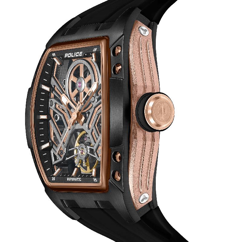 Police Tampa Men's Automatic Skeleton Dial Watch