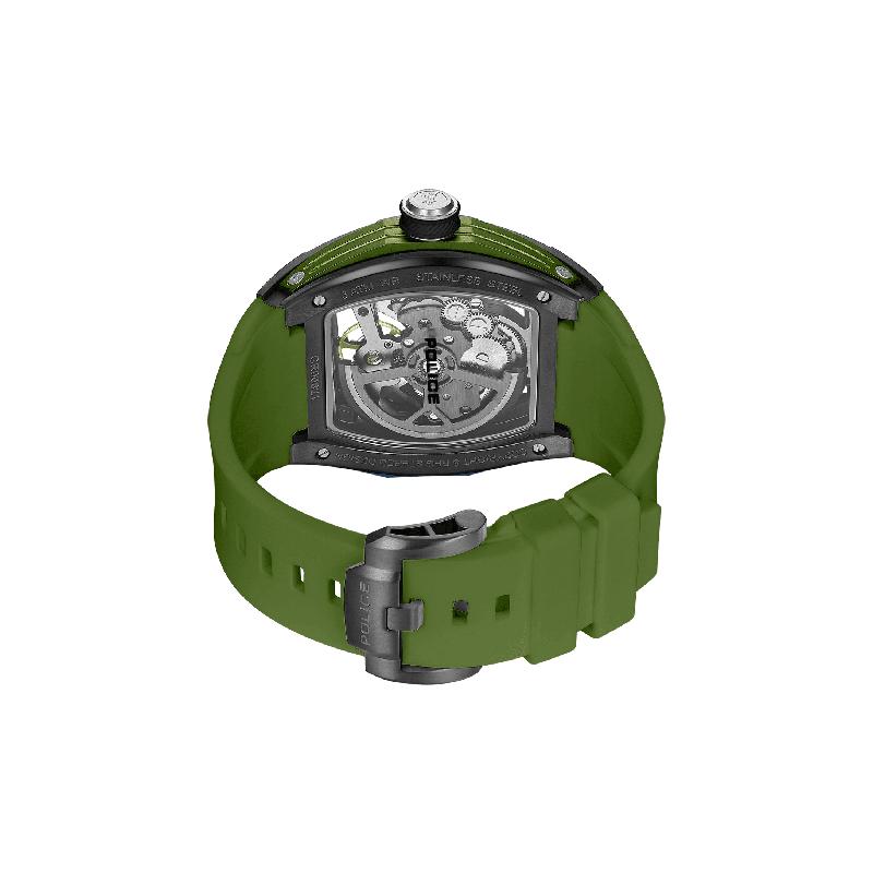 Police Tampa Men's Automatic Tonneau Watch