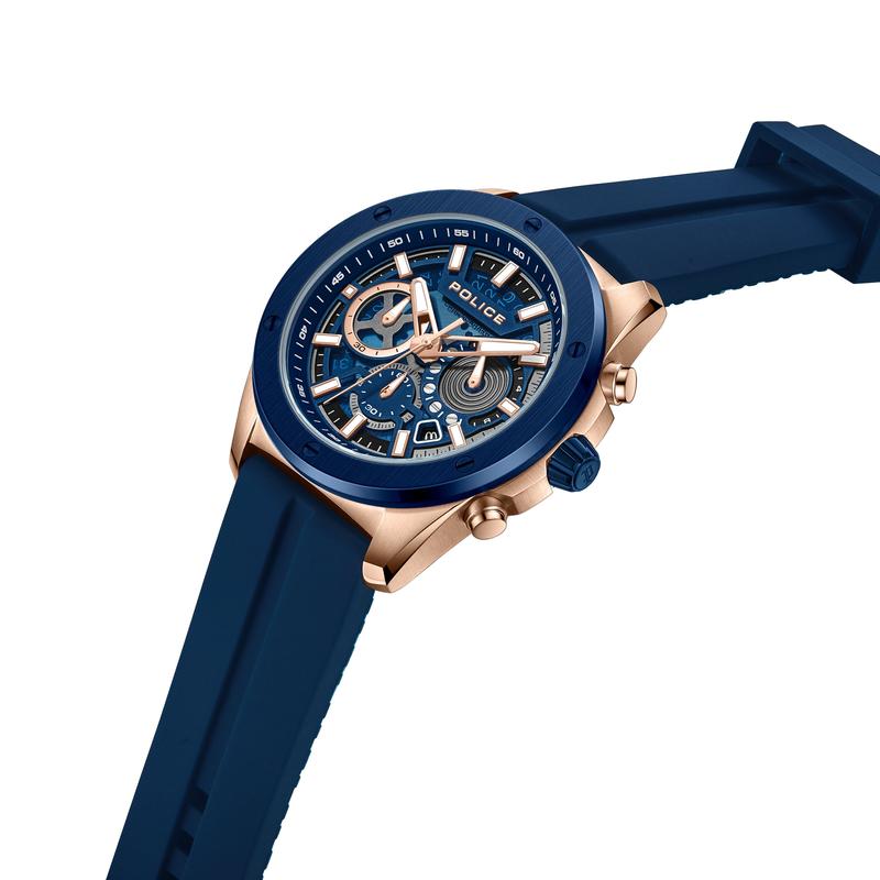 Police Warren Blue Dial Men's Watch