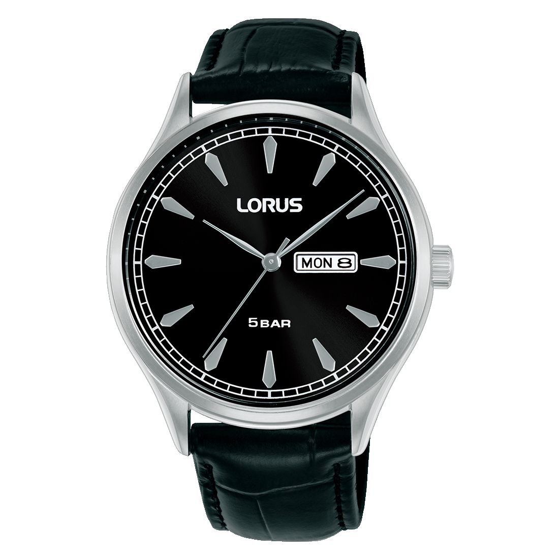 Lorus Classic Quartz Black Dial Men's Watch