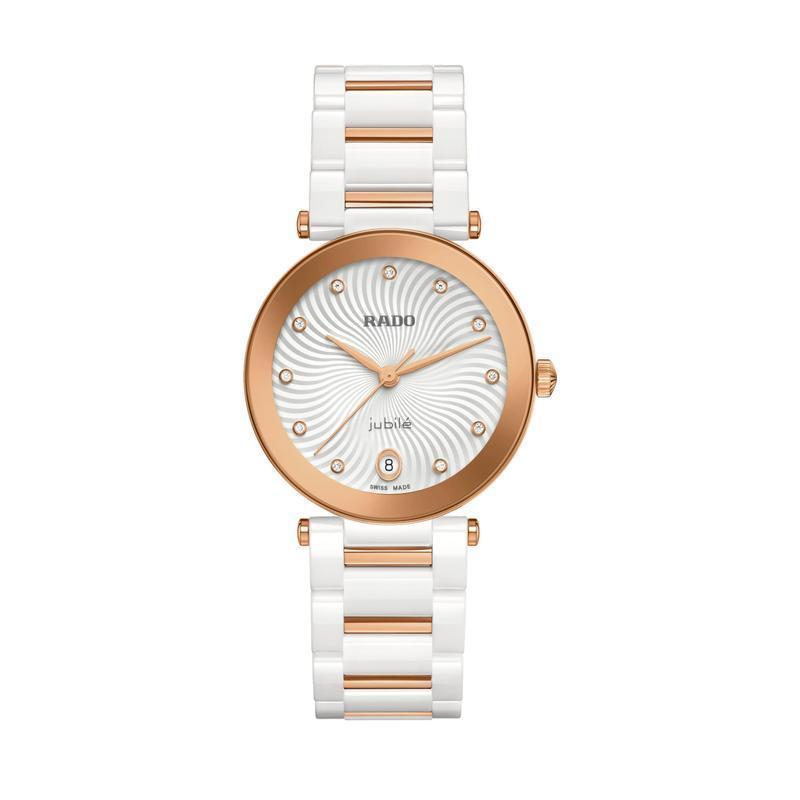 Rado LaCoupole Diamonds White High-Tech Ceramic Watch R22240703