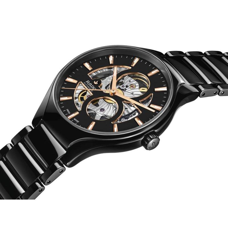 Rado True Round Automatic Open Heart Ceramic Watch R27107172