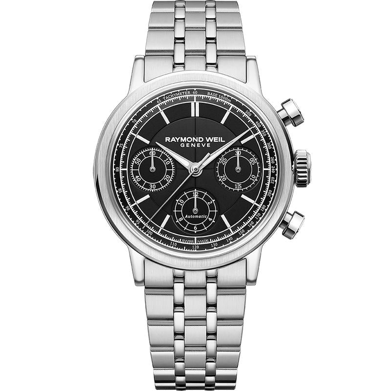 Raymond Weil Millesime Automatic Chronograph Tri-compax Watch - R7765ST20001