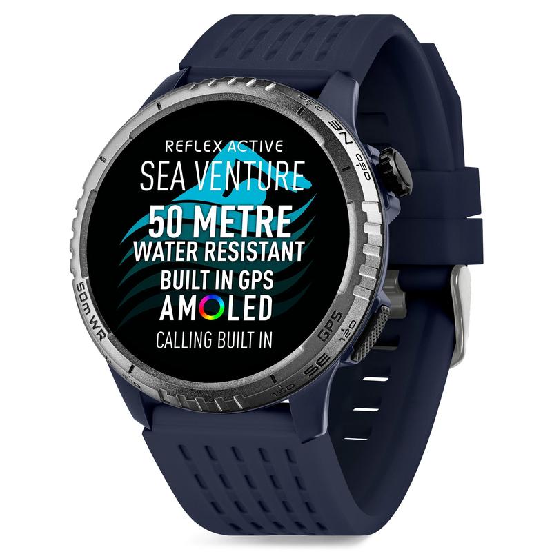 Reflex Active Sea Venture 400R 50m Water‑Resistant AMOLED GPS Smartwatch