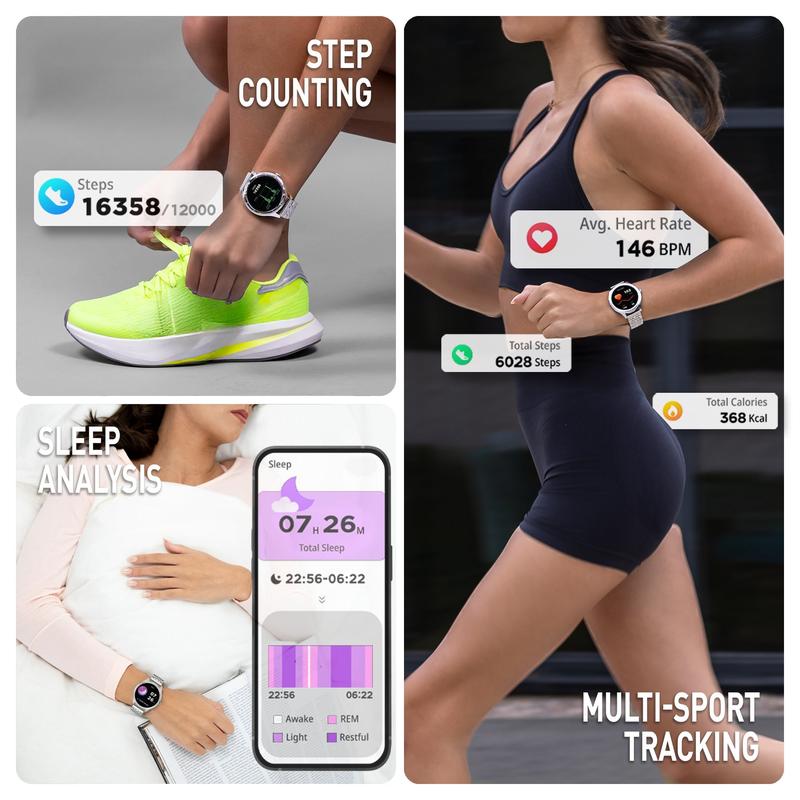 Reflex-Active Spectra 300 R AMOLED Smartwatch with Stainless Steel Bracelet