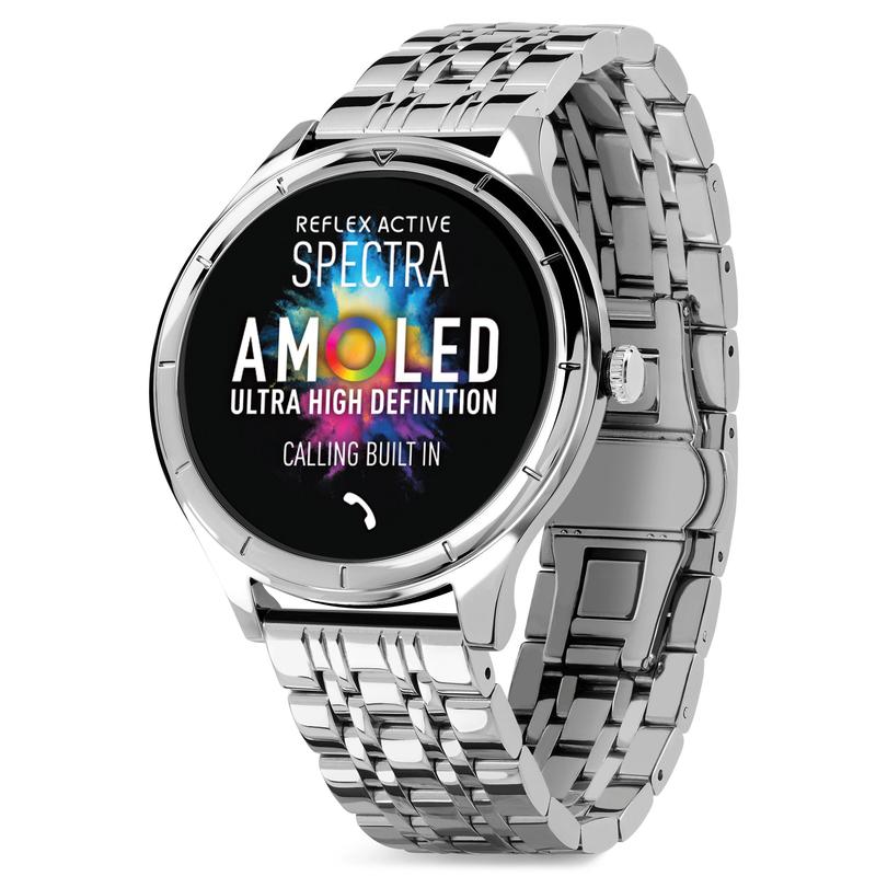 Reflex-Active Spectra 300 R AMOLED Smartwatch with Stainless Steel Bracelet