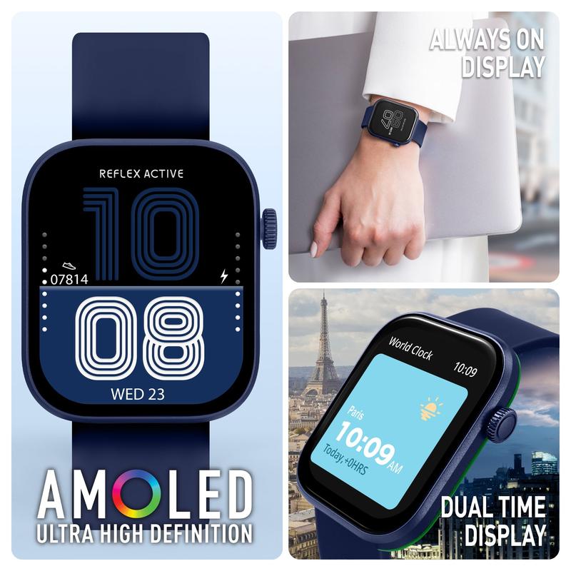 Reflex-Active Spectra 300 S Lite Navy Smartwatch with AMOLED Display