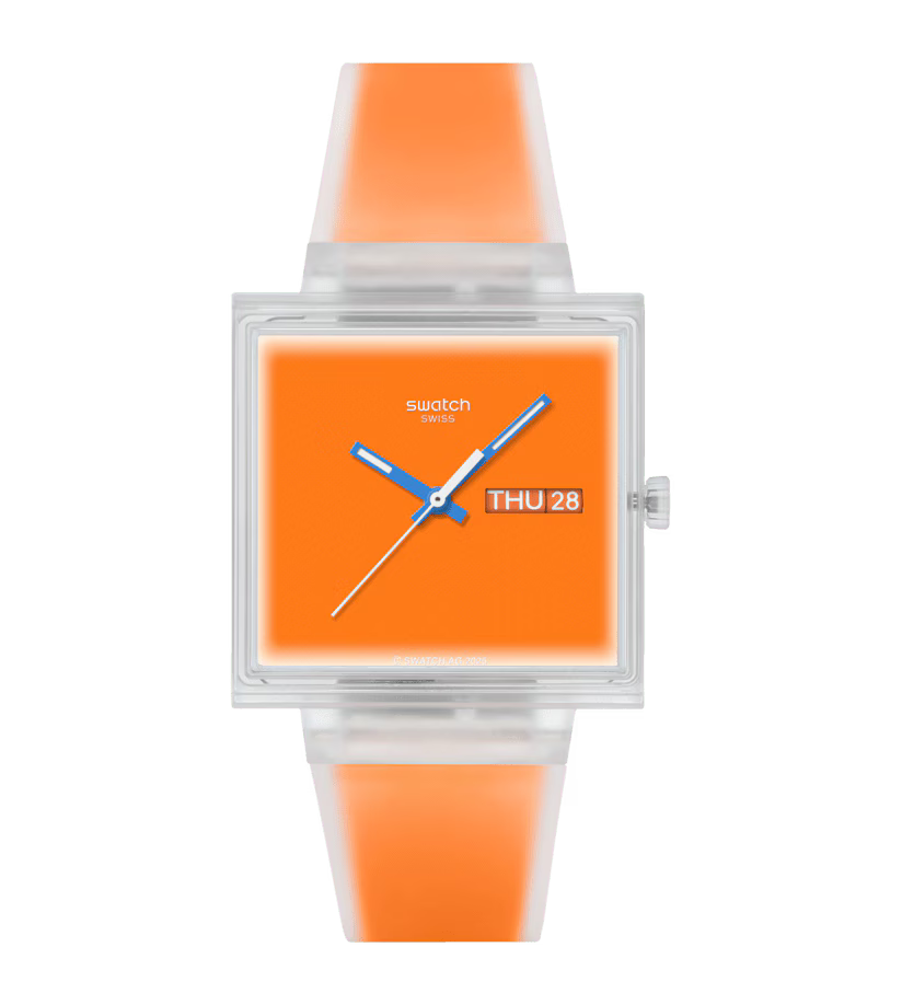 Swatch What If...See Thru Orange Watch - SO38K704