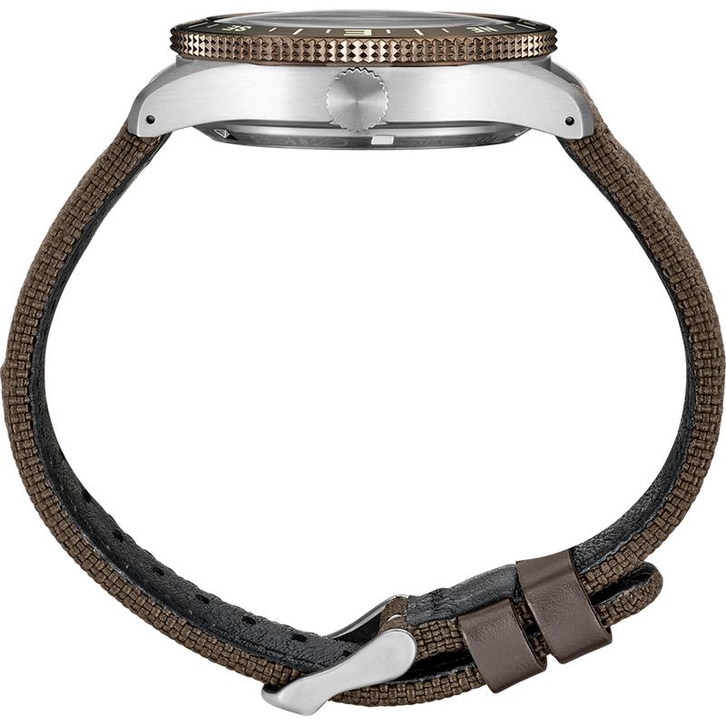 Seiko 5 Sports Field Automatic Watch Brown Dial Nylon Strap