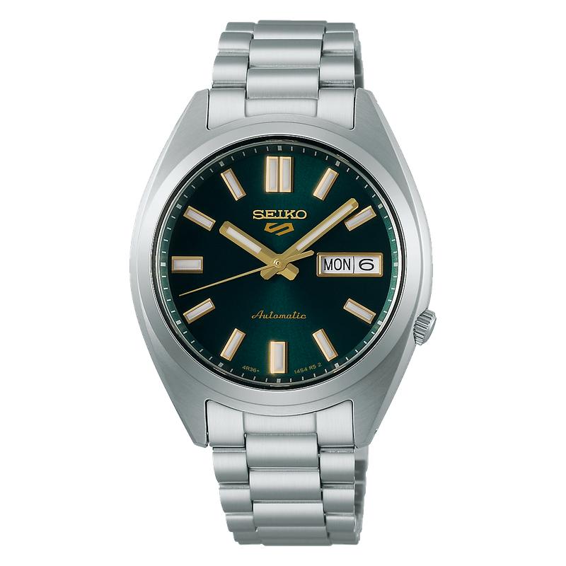 Seiko 5 Sports SNXS Vintage Gold Collection – in ‘Green Tie’ Automatic Watch