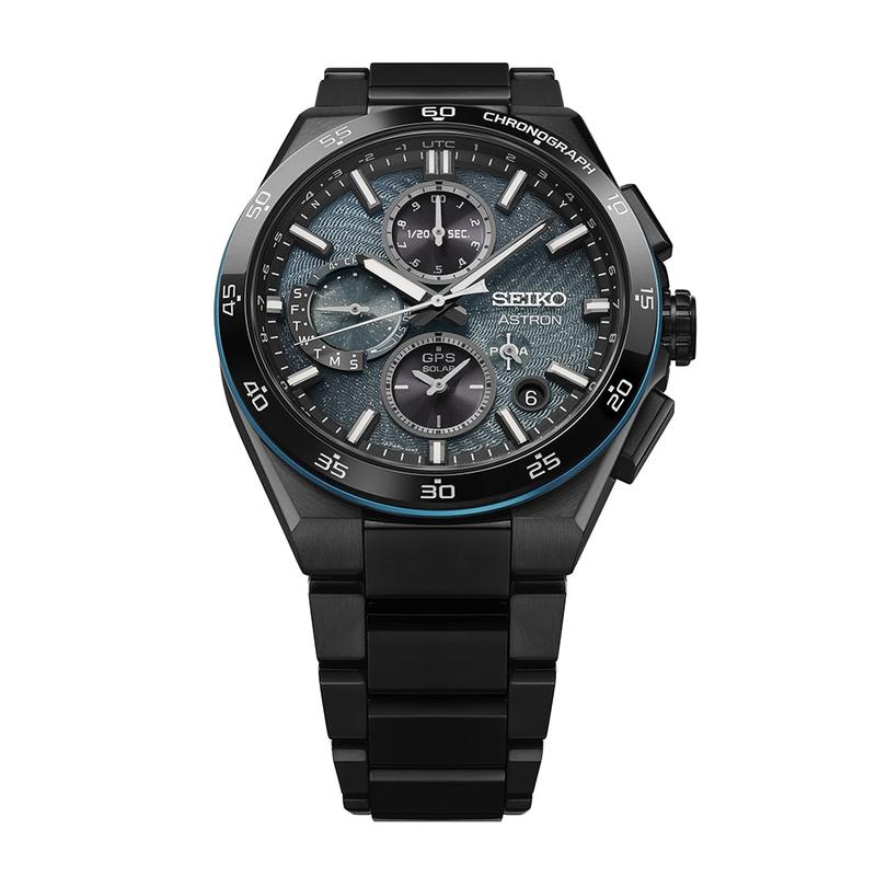 Seiko Astron GPS Solar Spiral Galaxy Chronograph Watch
