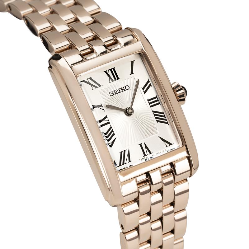 Seiko Conceptual Women's Dress Watch Rose Gold-tone HGG002P1