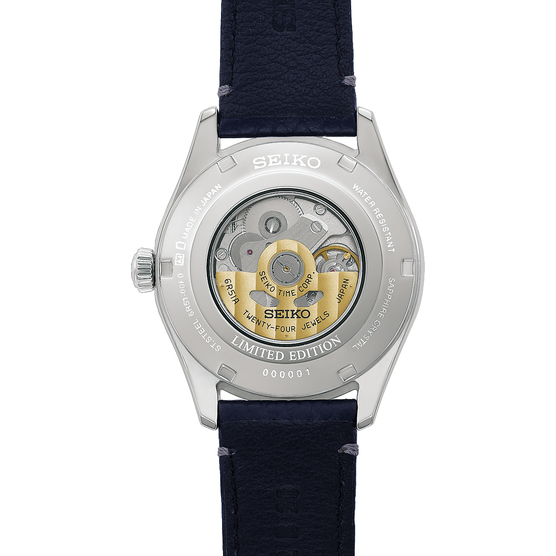 Seiko Presage Classic Series HCC007J1 Men's Limited Edition Automatic Watch Cobalt Blue