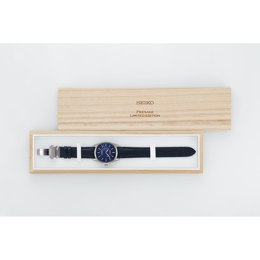 Seiko Presage Classic Series HCC007J1 Men's Limited Edition Automatic Watch Cobalt Blue