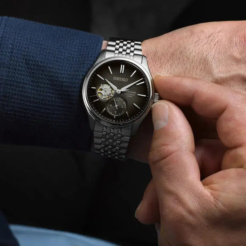 Seiko Presage Classic Series Sumi-iro Open heart - SPB471J1