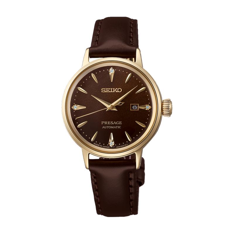 Seiko Presage Jamaican Coffee Diamond-Set Cocktail Time