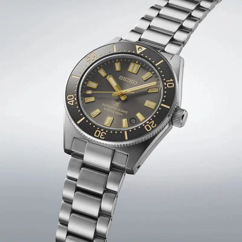 Seiko Prospex 1965 Heritage Divers 3-day 300m in Tide Grey 100th Anniversary of Seiko Special Edition