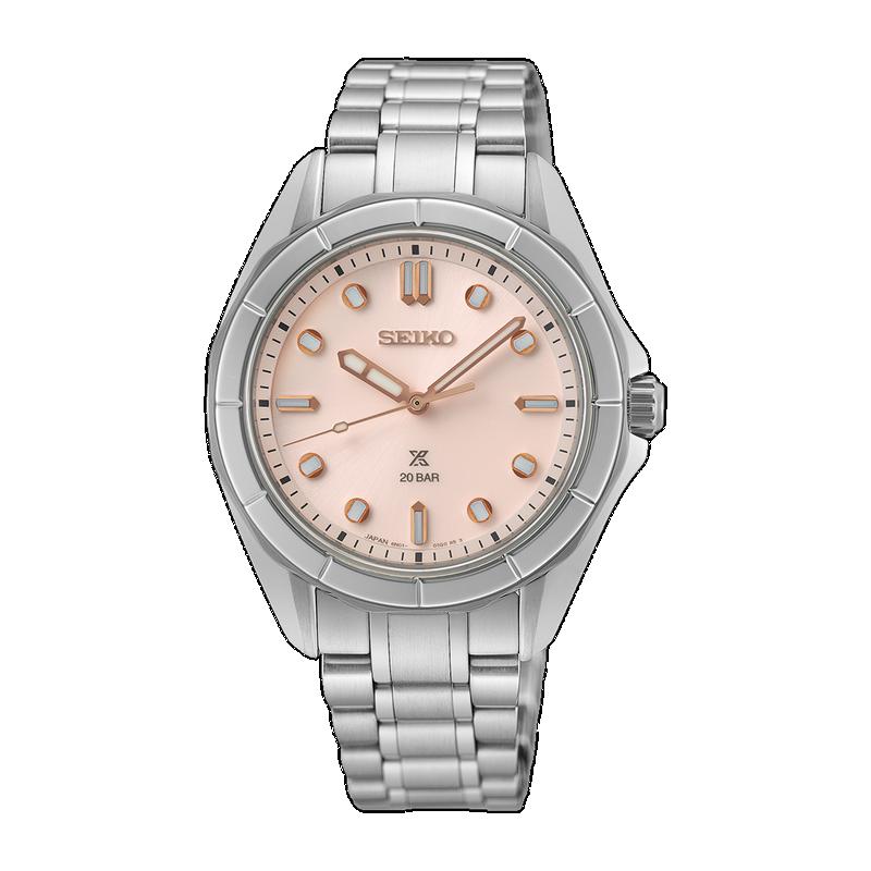 Seiko Prospex Ladies Marine Sports in Shell Pink Watch
