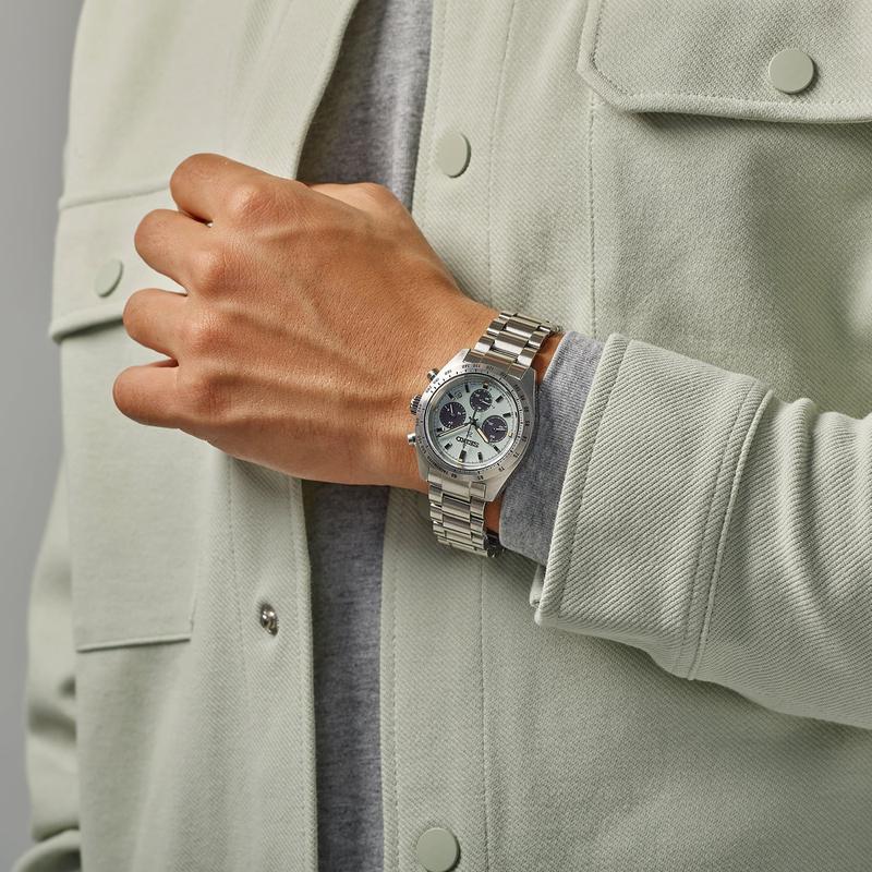 Seiko Prospex Speedtimer Mint Green Solar Chronograph Watch