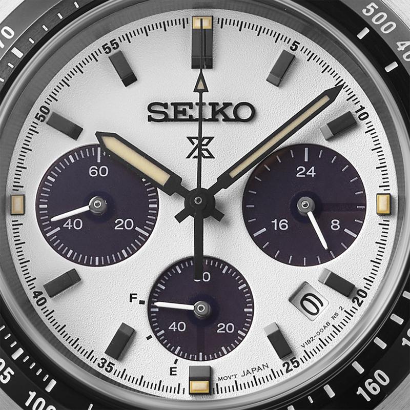 Seiko Prospex Speedtimer Monochrome Solar Chronograph Watch