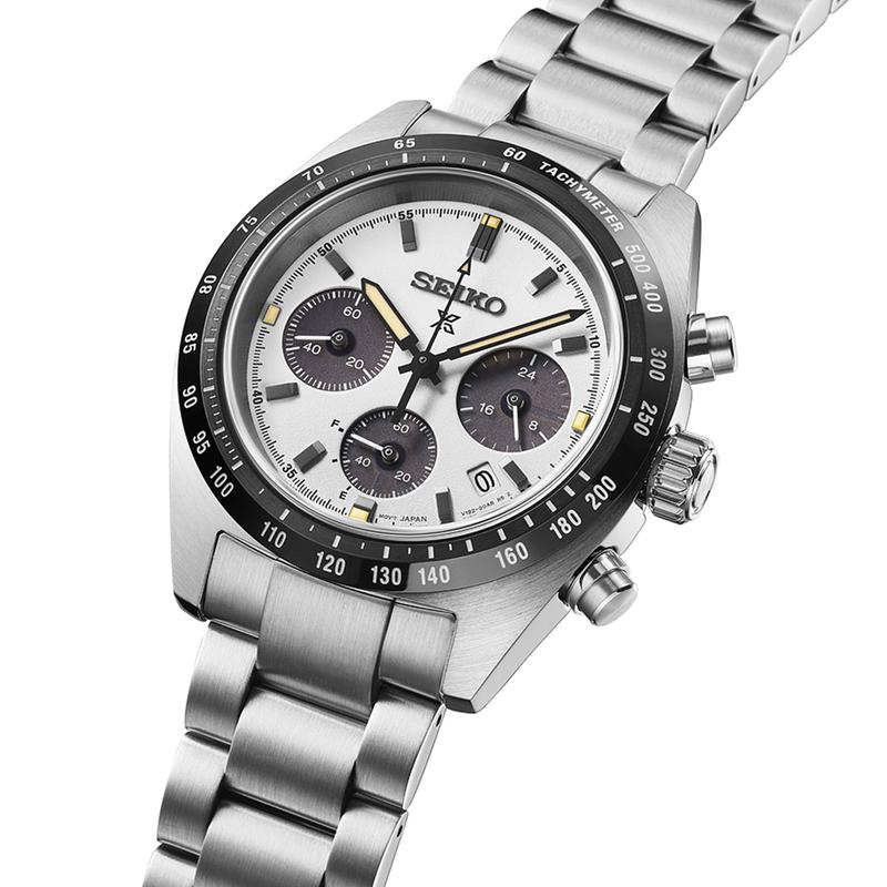 Seiko Prospex Speedtimer Monochrome Solar Chronograph Watch