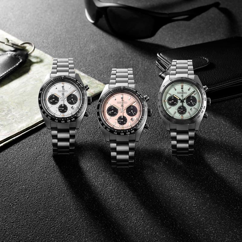 Seiko Prospex Speedtimer Monochrome Solar Chronograph Watch