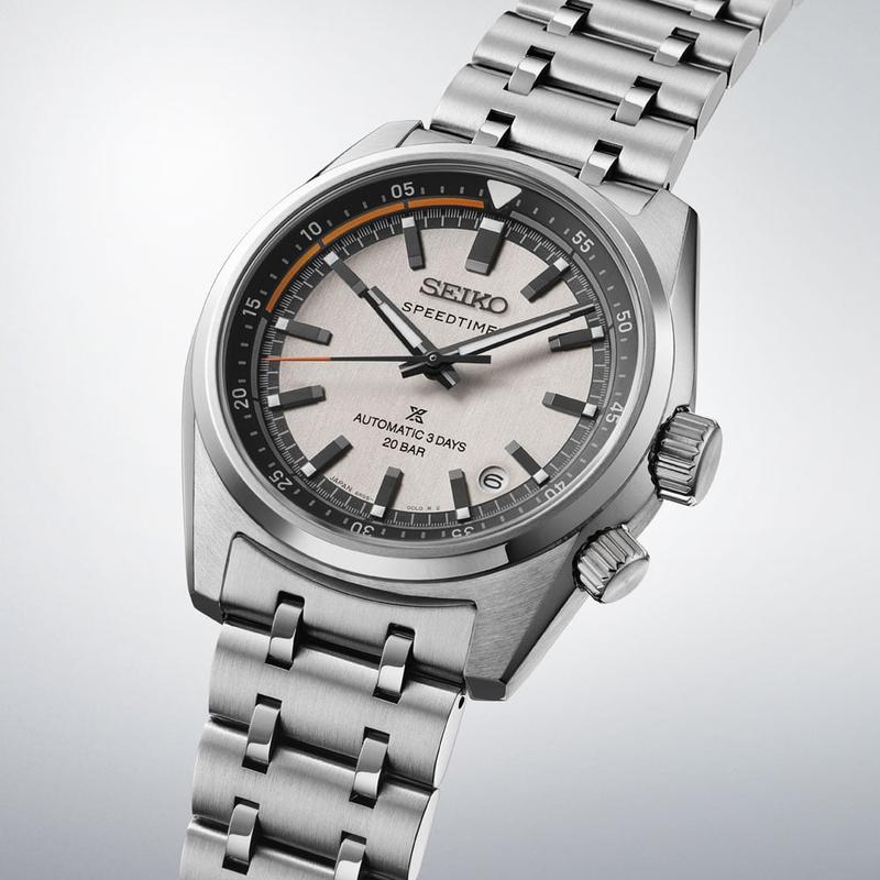 Seiko Speedtimer 6R Compact Countdown Grey-White Automatic Dive Watch