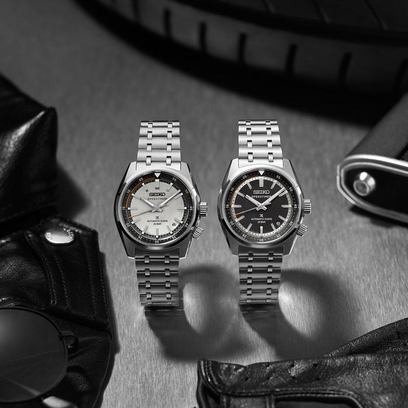 Seiko Speedtimer 6R Compact Countdown Grey-White Automatic Dive Watch