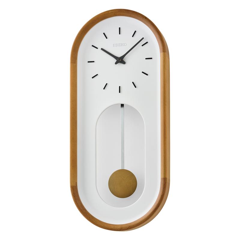 Seiko Wooden Pendulum Wall Clock - QXC247BN
