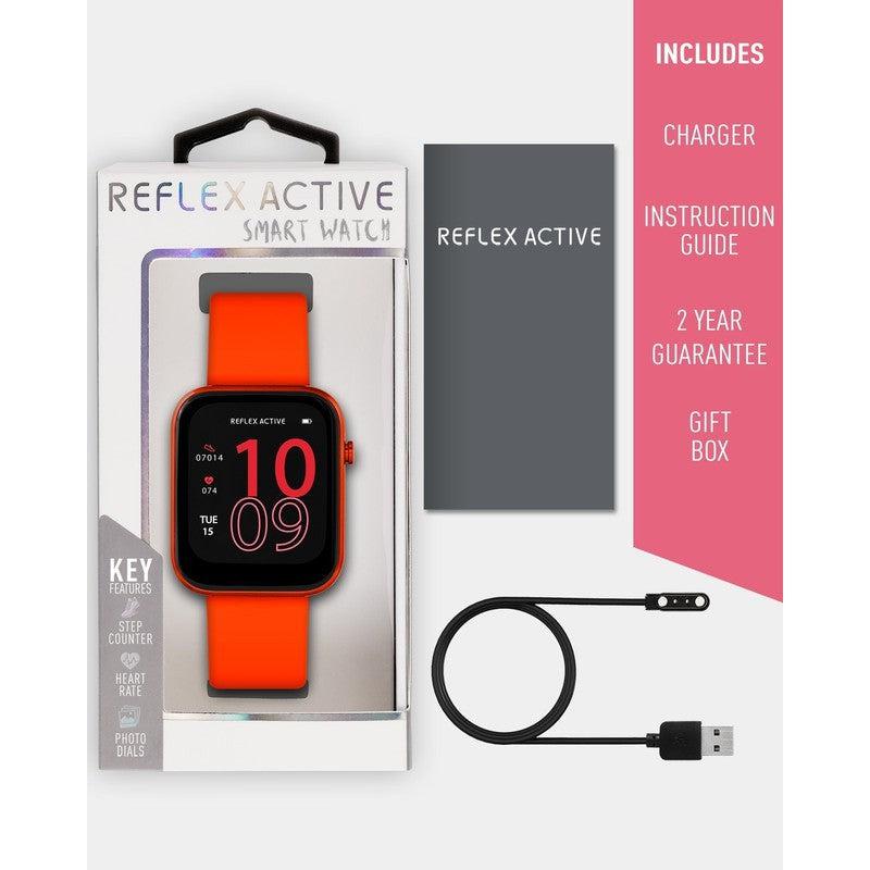 Series 12 Reflex Active Flame Red Smart Watch