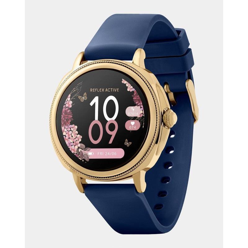 Series 25 Reflex Active Navy Gold Calling Smart Watch