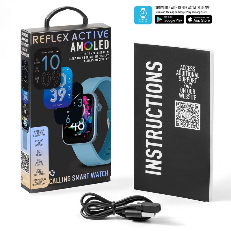 Series 40 Reflex Active Amoled Blue Smart Watch