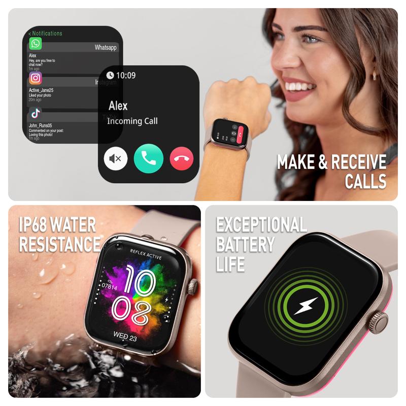 Series 40 Reflex Active Amoled Brown Smart Watch