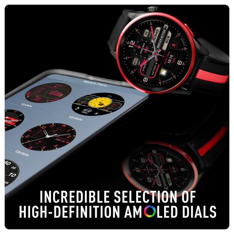 Series 54 Reflex Active Amoled GPS Black Smart Calling Watch