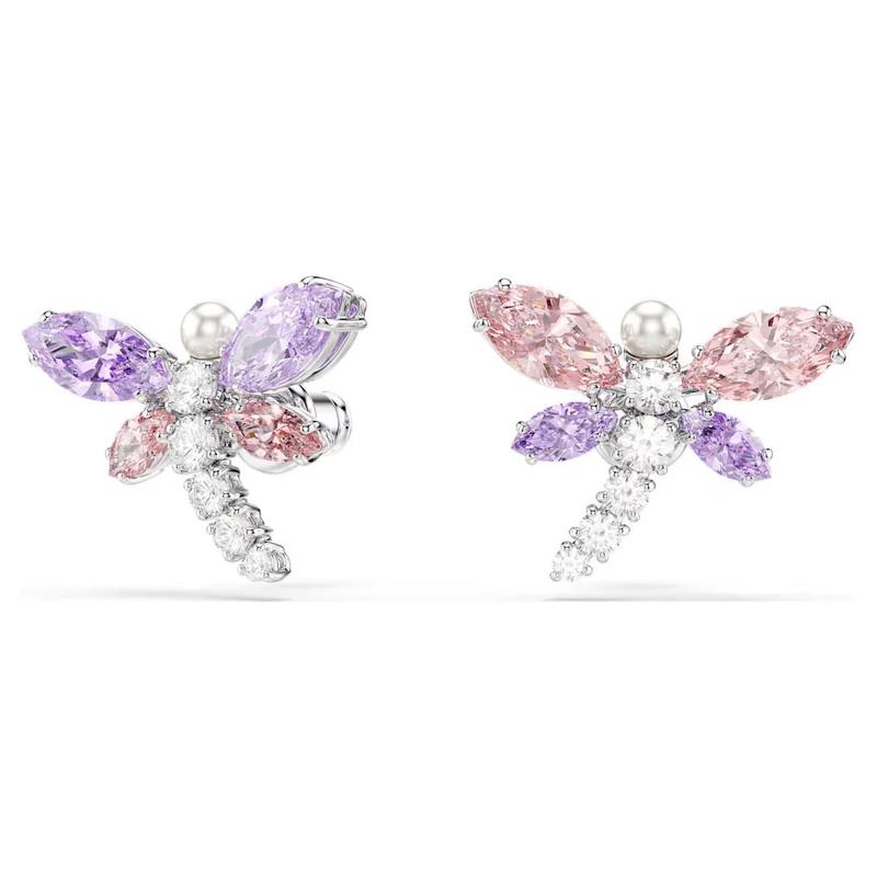 Swarovski Ariana Grande Dragonfly Multicolored Stud Earrings