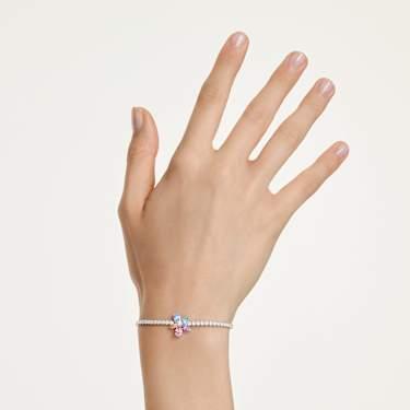 Swarovski Ariana Grande Flower Multicolored Rhodium Plated Bracelet